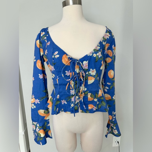 Free People Kayla Pintuck Top NWT size small - Picture 4 of 7